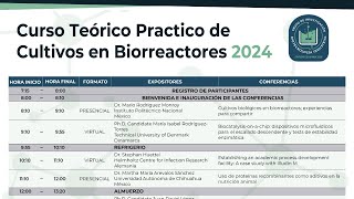 CURSO TEÓRICO PRÁCTICO DE CULTIVOS EN BIORREACTORES 2024