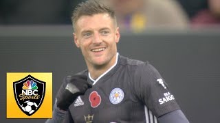 Jamie Vardy wraps up the points for Leicester City v. Crystal Palace | Premier League | NBC Sports