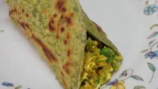 soya spinach roll | healthy soya granules recipe by hunger timeout