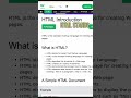 HTML Coding 101: What does HTML stand for? #w3schools #html