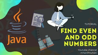 Find even and odd numbers, using java stream | Java Programming
