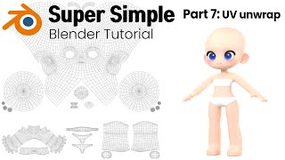 Blender Character Modeling Tutorial | 07 UV Unwrap