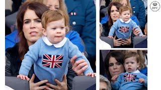 Princess EUGENIE'S baby AUGUST Philip Hawke BROOKSBANK made his ROYAL DEBUT at the PLATINUM JUBILEE