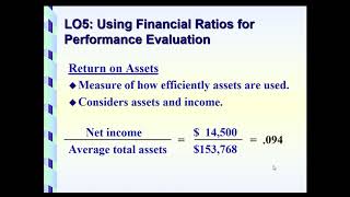 CAS2-04 - OB05 Financial Ratios for Evaluating Financial Performance