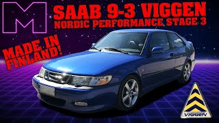 KOEAJOSSA - (VIRITETTY!) SAAB 9-3 VIGGEN 2.3 TURBO -99 (4K)