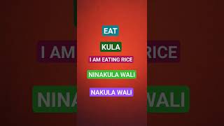 ஸ்வாகிலி வினைச்சொற்கள்      SWAHILI VERBS