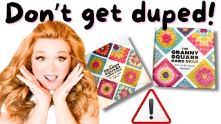 CROCHET Granny Square Card Deck | Don't get duped like I did!