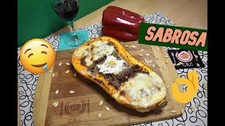 Receta: CALABAZA RELLENA Gratinada (al Horno) | Cocina de Restaurante en Casa