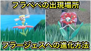 【ポケモンSV】フラべべの出現場所！フラージェスへの進化方法を解説