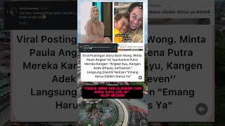 Viral postingan baim wong minta paula angkat vc karena putra mereka kangen #baimwong #paula