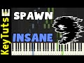 SPAWN [Deltarune Chapter 3+4] - Insane Mode [Piano Tutorial] (Synthesia)