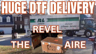 MY BRAND NEW REVEL AIRE DTF PRINTER IS FINALLY HERE! | Let's UNCRATE IT AND SET IT UP FROM RICOMA!