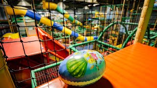 Surprise Egg Hunt at Busfabriken Indoor Playground (Easter egg hunt / toy hunt)