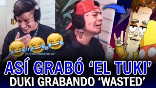 ¡IMPERDIBLE! 😂 DUKI GRABANDO las VOCES para WASTED