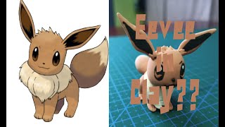 Light Clay art : Eevee / 伊布！！(2021)| Clay art  | Pokémon Clay Art | Pokemon