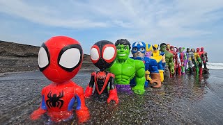 SATISFYING MARVEL SPIDEY, SPIDER-MAN 2025, CAPTAIN AMERICA, VENOM, HULK, IRON MAN, THANOS, SUPERMAN