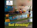 here is a glimpse of ball throwing at elements international preschool