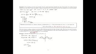 4.1 Linear Approximation & Applications - Example 4