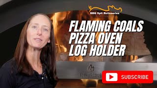 Flaming Coals Pizza Oven Log Holder