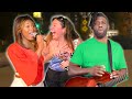 A Big Crowd Gathers  When She Sings Michael Jackson In Public