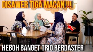 DISAWER TIGA MACAN❗️HEBOH BANGET TRIO BERDASTER 😱