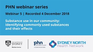 Substance use in our community: Identifying commonly used substances and their effects