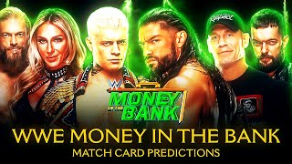 WWE Money in the Bank 2023 Match Card Predictions