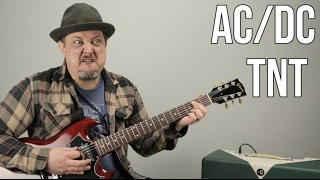 AC/DC - TNT - How to Play TNT by ACDC Angus Young - Easy Power Chords