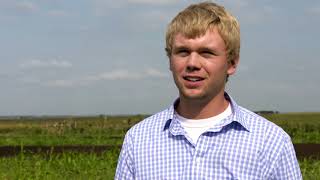 Justin Zahradka Cover Crop Interview at the Menoken Farm