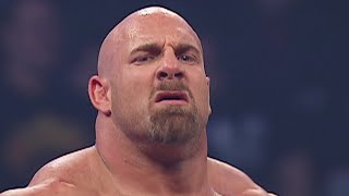 Goldberg cleans house against Evolution: Raw, Dec. 1, 2003