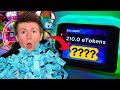 WINNING THE BIGGEST JACKPOT AT THE ARCADE!!!