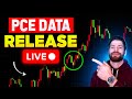 🔴LIVE: CORE PCE INFLATION DATA 8:30AM! STOCK MARKET UP? LIVE TRADING!