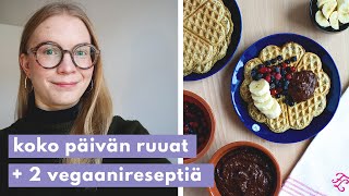 Rentoa sunnuntairuokaa | Mitä syön päivässä (vegaani)