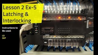 Omron PLC Lesson 2- Latching and Interlocking Exercise-5