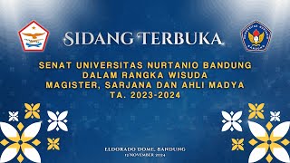 WISUDA UNIVERSITAS NURTANIO BANDUNG TA. 2023-2024