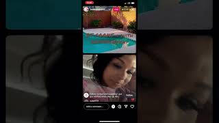 CHRISEAN ROCK POP OUT ON LIVE ANSWERING SOME HOT 🫖 QUESTIONS #chriseanrock #blueface ☺️