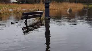 Zalana promenada w Złotowie