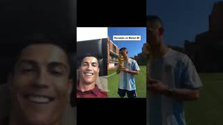 Ronaldo vs Messi reacts video #short #fypシ #football #soccer #fyp  #ronaldo #messi #neymar #respect