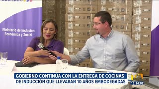 Gobierno continúa con la entrega de cocinas de inducción