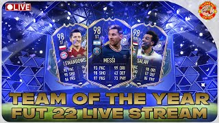 TOTY PACK OPENING 🔴 LIVE FUT FIFA 22 FUT Champs Live TEAM OF THE YEAR Ep 66