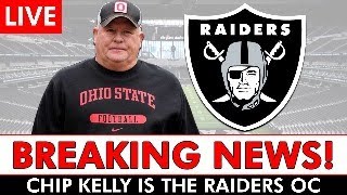 BREAKING NEWS: Chip Kelly Is The NEW Raiders OC Under Pete Carroll \u0026 John Spytek