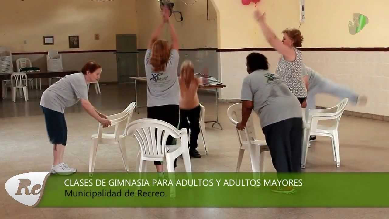 Clases De Gimnasia Para Adultos Y Adultos Mayores - YouTube