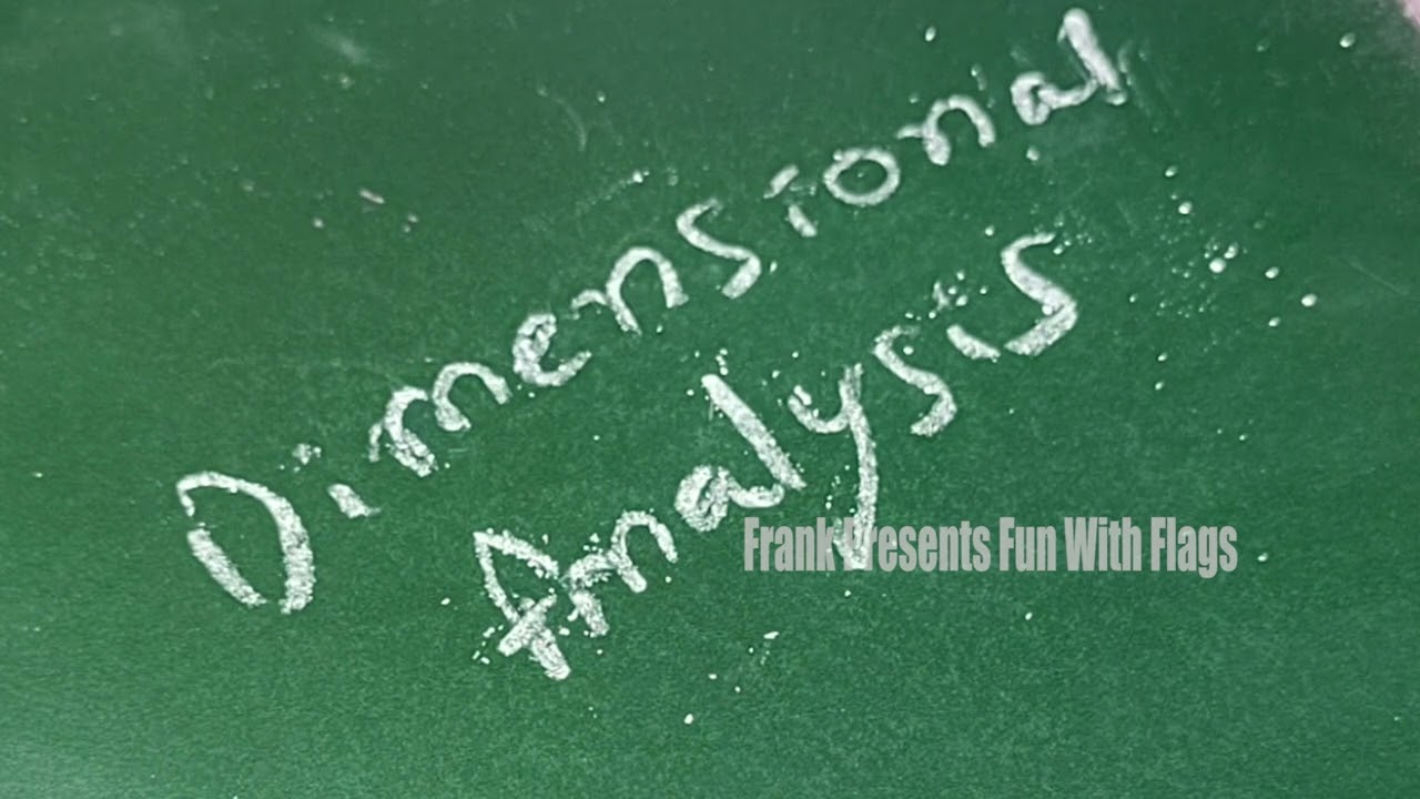 Fun With Physics Dimensional Analysis Go It