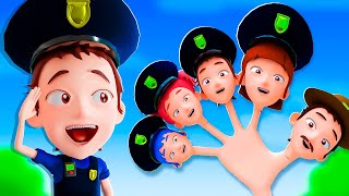Police Finger Family Song | Kids Songs