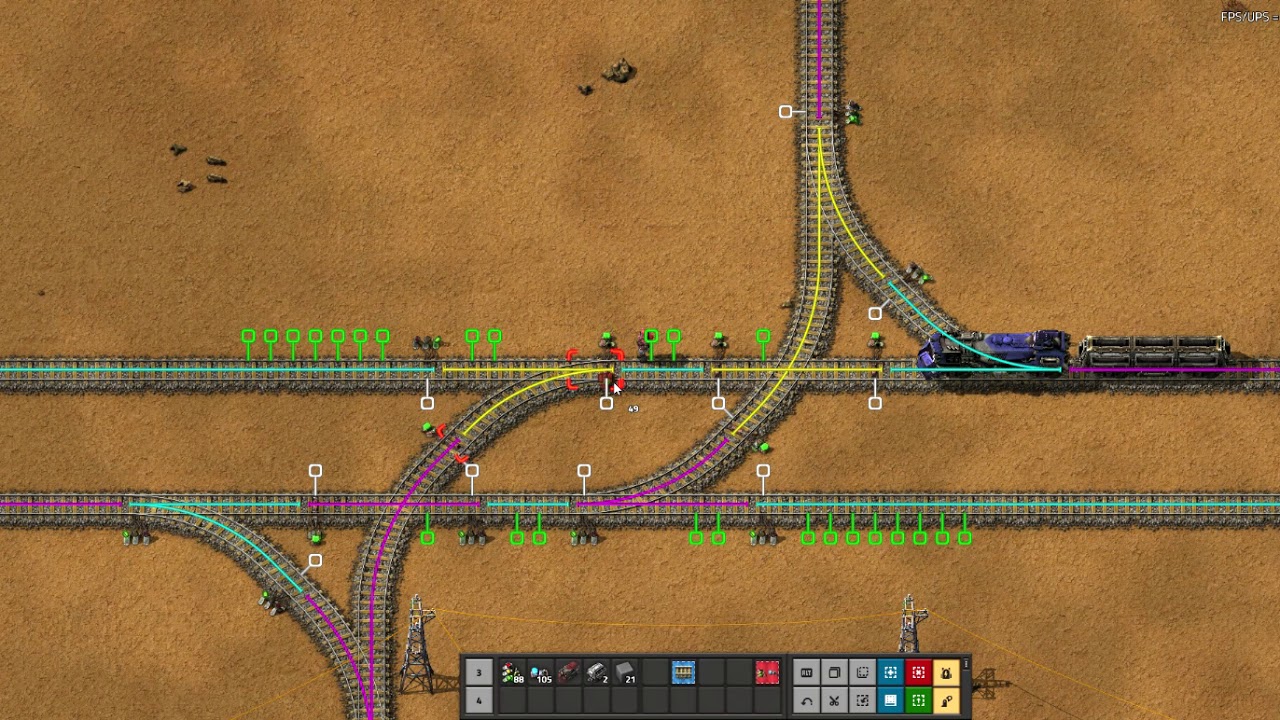 Factorio Train Tutorial Part 8 Multiple Intersections Youtube