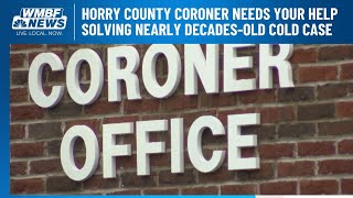 Horry County coroner needs your help solving nearly decades-old cold case