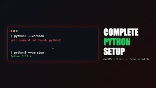 Complete Python Dev Setup on Mac — Homebrew, Python, VS Code