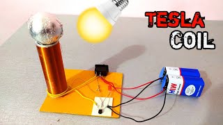 How to make a Tesla coil at home step by step | wireless power transfer | video in Hindi