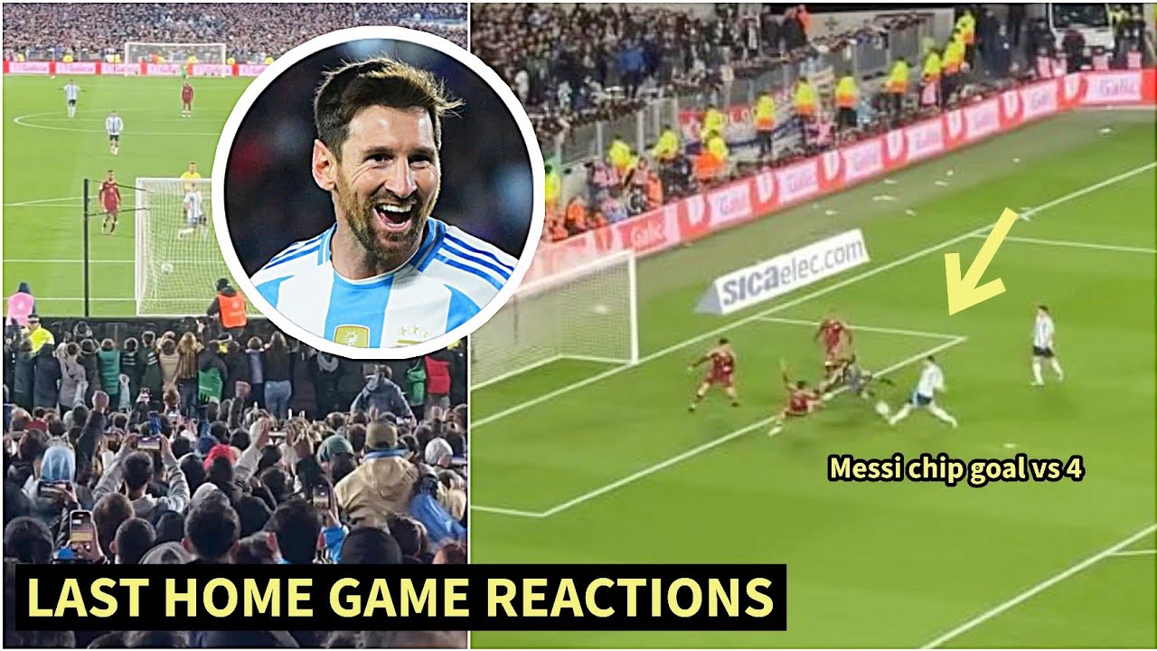 рџ їfans Crazy Reactions To Messi S Brace Goals And Final Home Game For