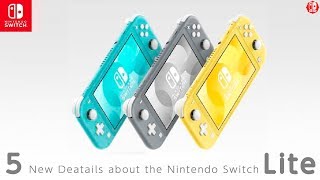 5 Switch Lite DETAILS That Were NOT In The Nintendo Switch Lite REVEAL!